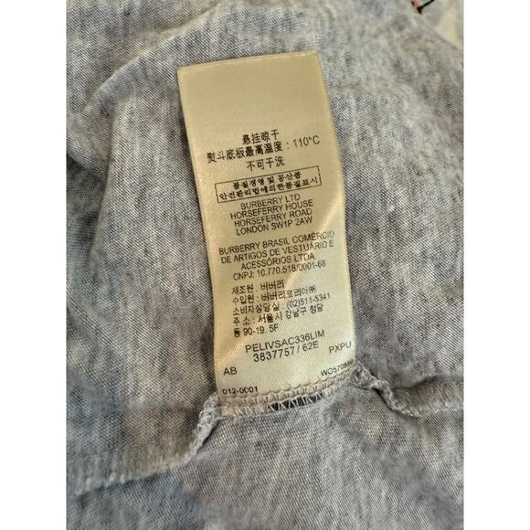 Burberry Brit Logo Pocket Short Sleeve T Shirt Gray S - Picture 7 of 8